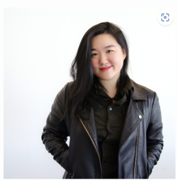 Woman with long dark hair