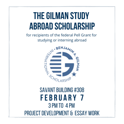 Gilman Workshop Series Flyer 