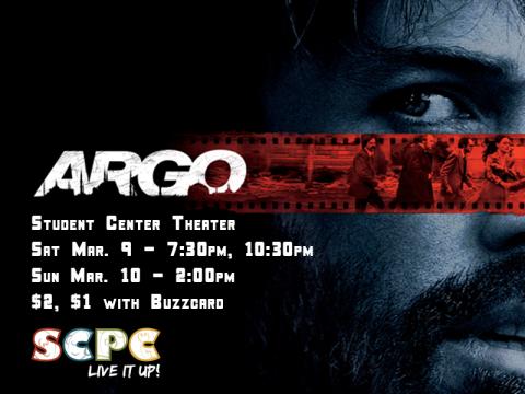 SCPC Movies presents the Best Picture of the Year: Argo
