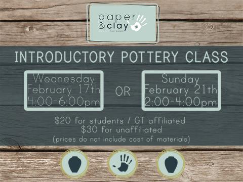 Paper & Clay presents: Beginners Pottery Class