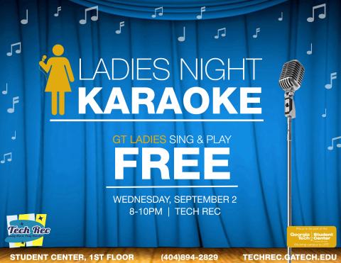Tech Rec presents: Ladies Night Karaoke!