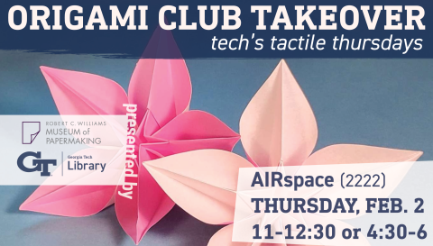 Origami Club flyer