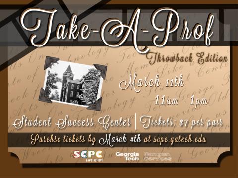 SCPC Arts presents: Spring 2014 Take-A-Prof!
