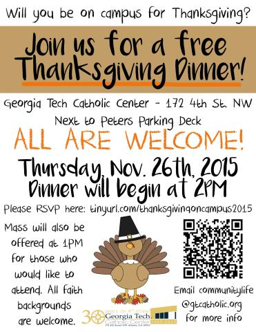 Catholic Center Thanksgiving 2015