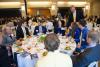 Peterson with Students at 2014 Student Honors Luncheon