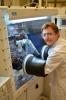 Nicholas Theut,  2017 NNCI REU participant in the lab of Elsa Reichmanis .