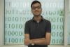 Animesh Fatehpuria stands on Binary Bridge by the College of Computing.