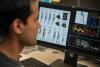 Researcher views a graphical model framework on a computer to better identify cells