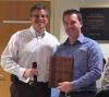 BioEngineering program director, Andres Garcia, and Best Advisor awardee, Todd McDevitt